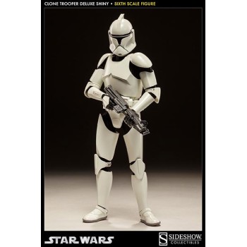 Star Wars Deluxe Action Figure 1/6 Shiny Clone Trooper 32 cm